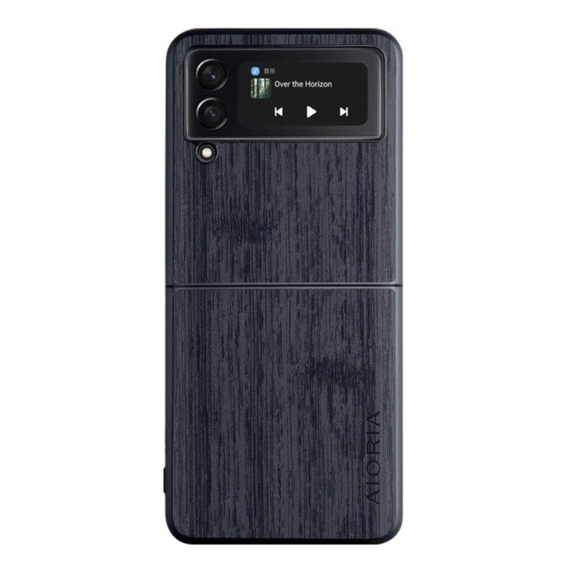 Kuori Samsung Galaxy Z Flip 4 Kotelot Flip Wood Aioria