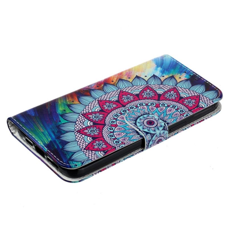 Kotelot iPhone 16 Pro Max Mandalakukka Hihnalla