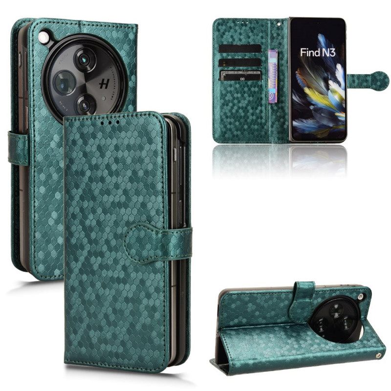 Kotelot Oppo Find N3 Naarmuuntumaton Merkintä Ja Lompakko