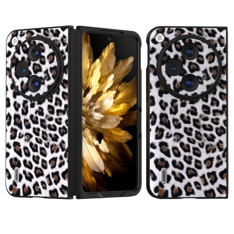 Kuori Oppo Find N3 Abeel Leopard Print Suojakuori