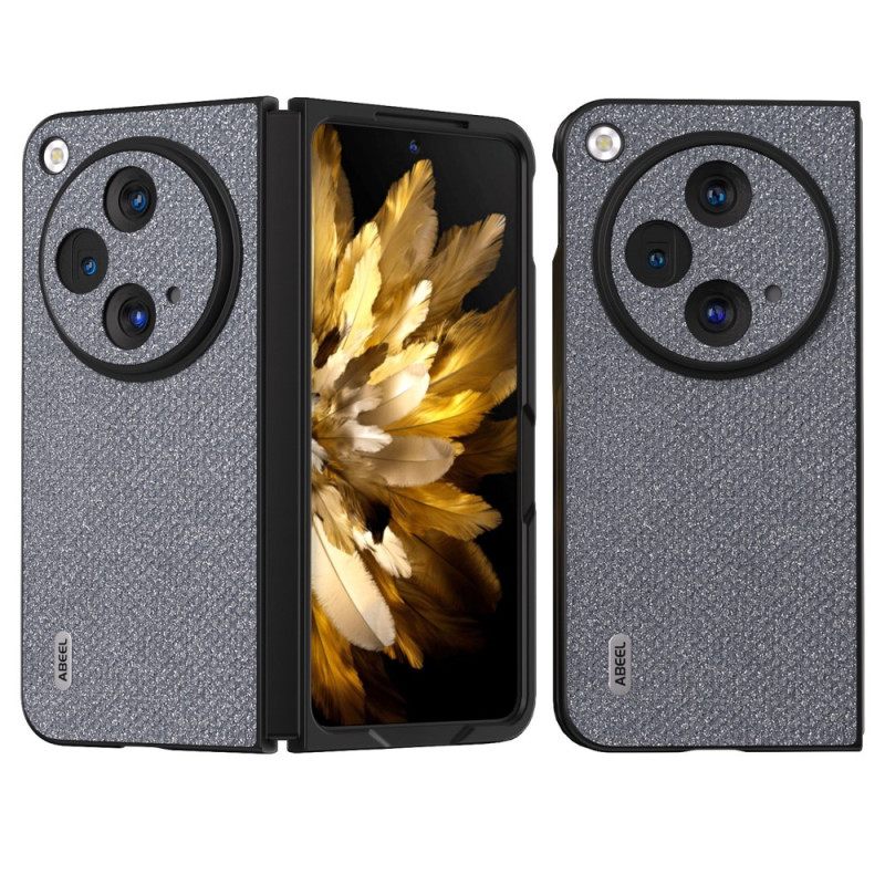 Kuori Oppo Find N3 Abeel-nahkatyyli Suojakuori