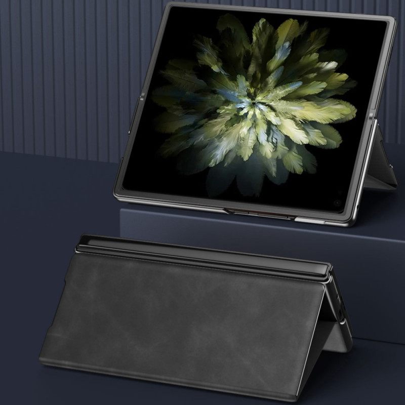 Nahkakotelo Oppo Find N3 Klassinen Nappanahka