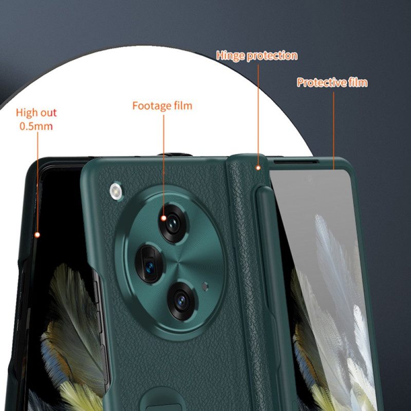 Puhelinkuoret Oppo Find N3 Kynä Ja Karkaistusta Lasista Valmistettu Näytönsuoja