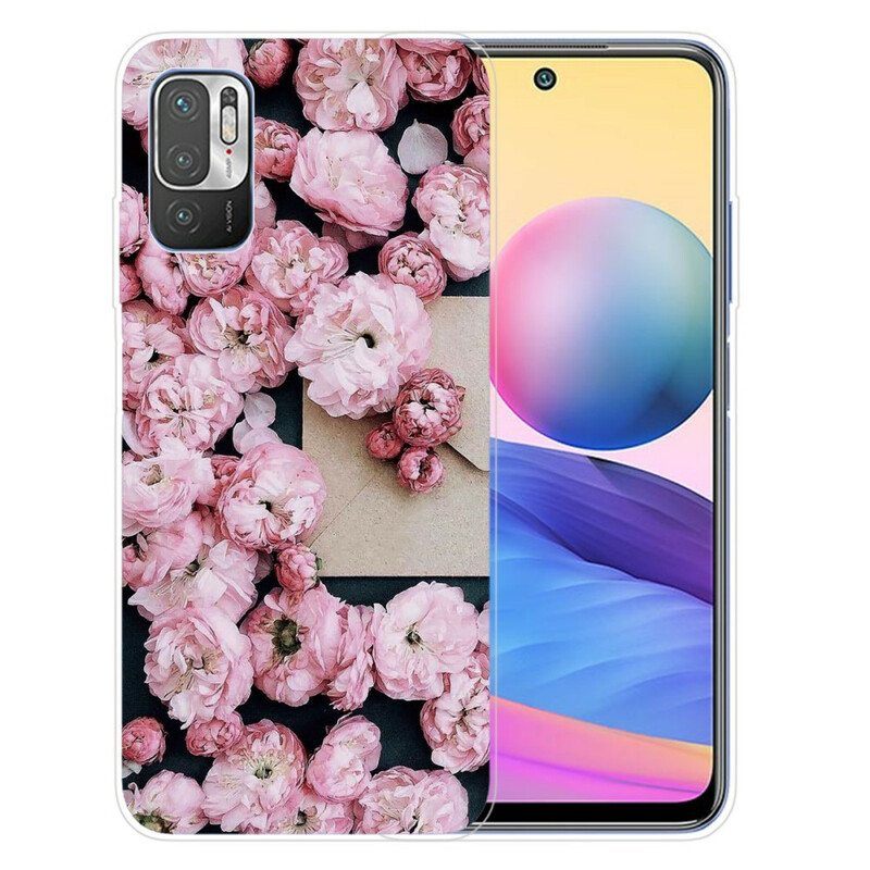 Kuori Xiaomi Redmi Note 10 5G Voimakkaat Kukat