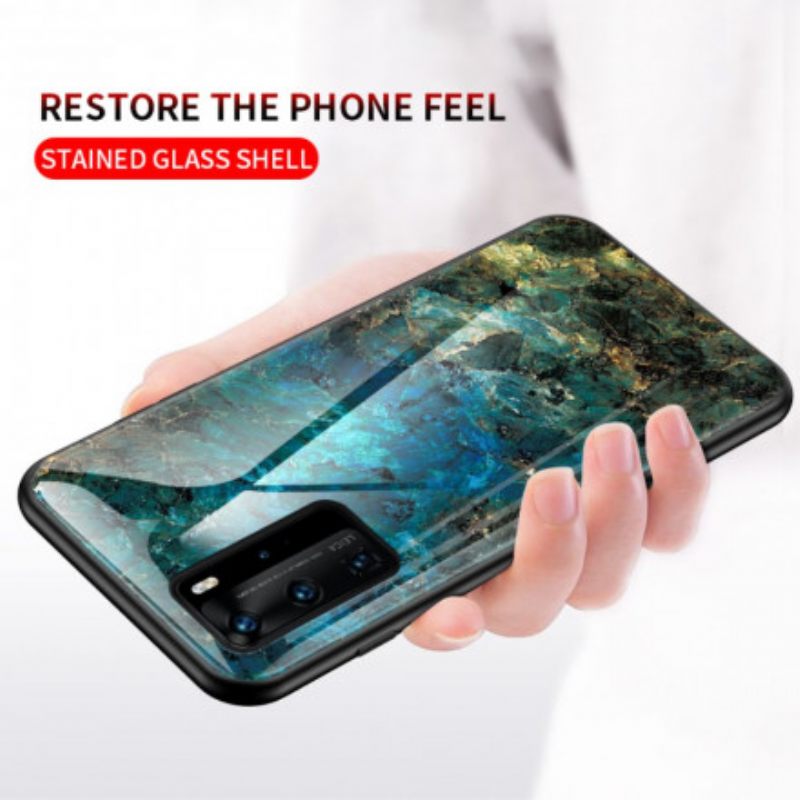 Case Huawei P40 Pro Tempered Glass Premium Värit