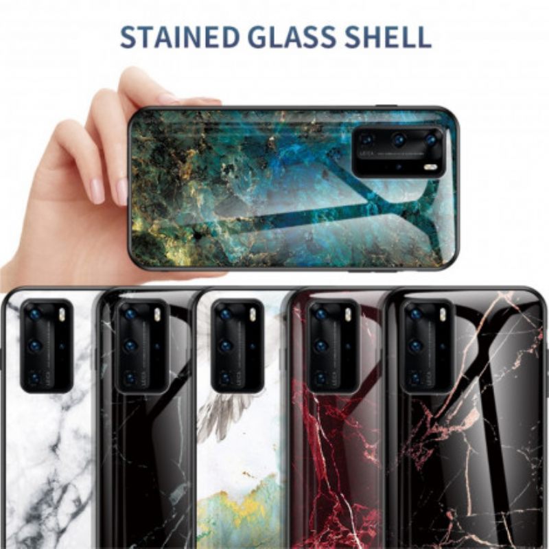 Case Huawei P40 Pro Tempered Glass Premium Värit