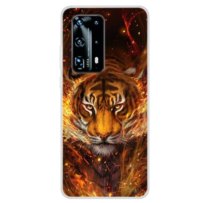 Kuori Huawei P40 Pro Fire Tiger