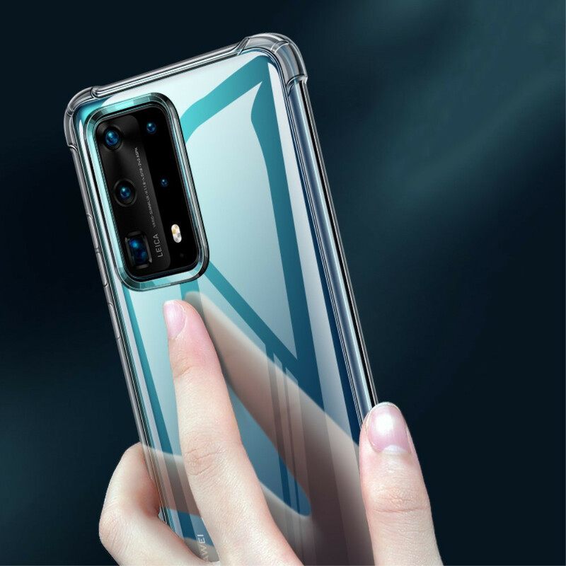 Kuori Huawei P40 Pro Läpinäkyvät Leeu-suojatyynyt