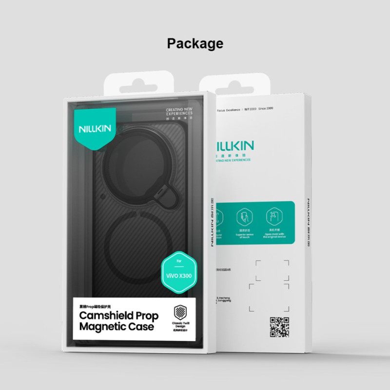 Case Vivo X300 Puhelinkuoret Nillkin Magsafe Camshield -tuki