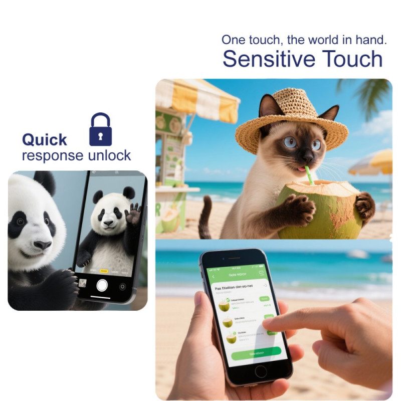 Karkaistusta Lasisesta Näytönsuojasta Vivo X300:n Asennuskehys (sormenjälkitunnistusyhteensopiva)