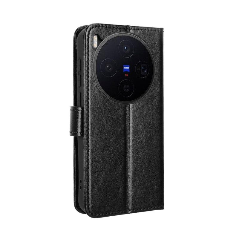 Kotelot Vivo X300 Räikeä Tekonahka Suojakuori