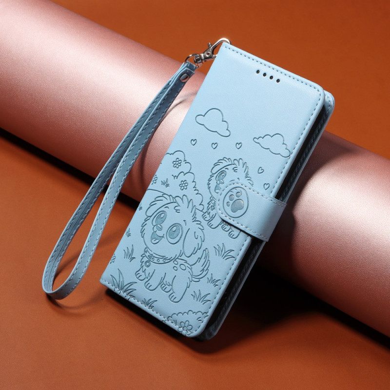 Kotelot Vivo X300 Rfid-suojaus Koiran Kaiverruksella