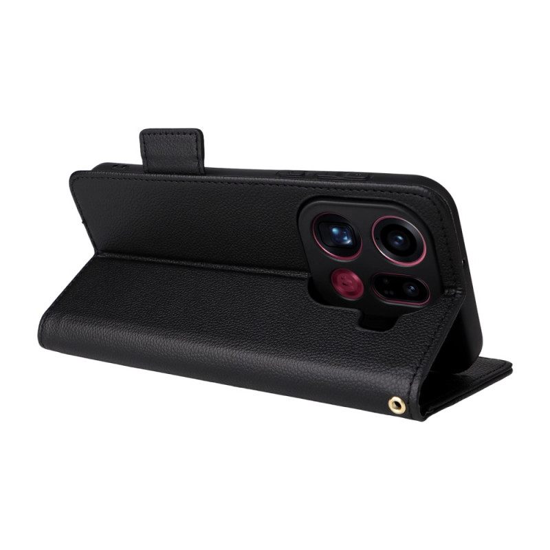 Kotelot Oppo Find X9 Pro 5g Hihnoilla Koristeltu Tekonahka