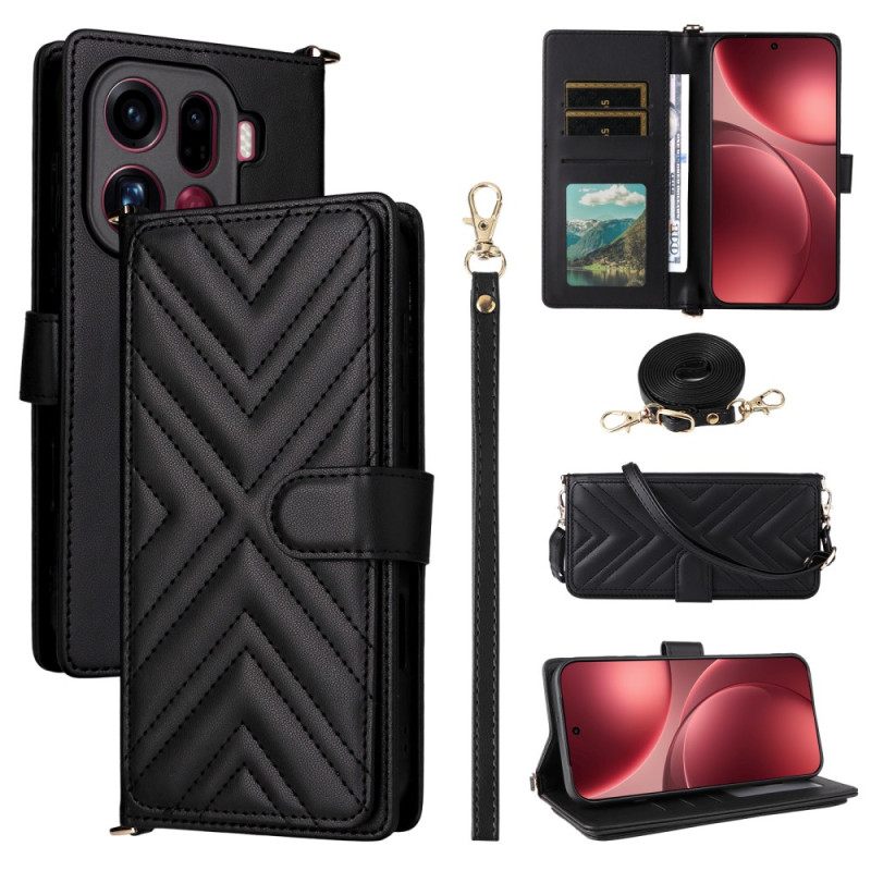 Kotelot Oppo Find X9 Pro 5g Tikattu Hihnoilla