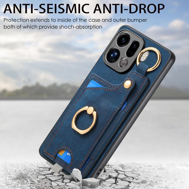 Kuori Oppo Find X9 Pro 5g Korttikotelo Ja Sormuskotelo Suojakuori