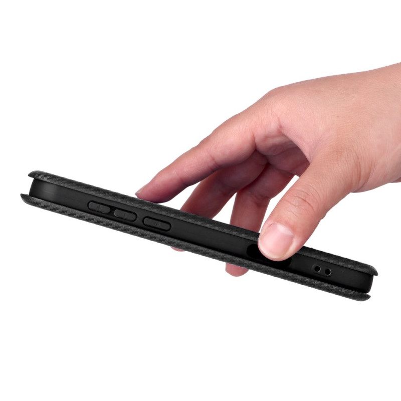 Nahkakotelo Oppo Find X9 Pro 5g Hiilikuitukuvio