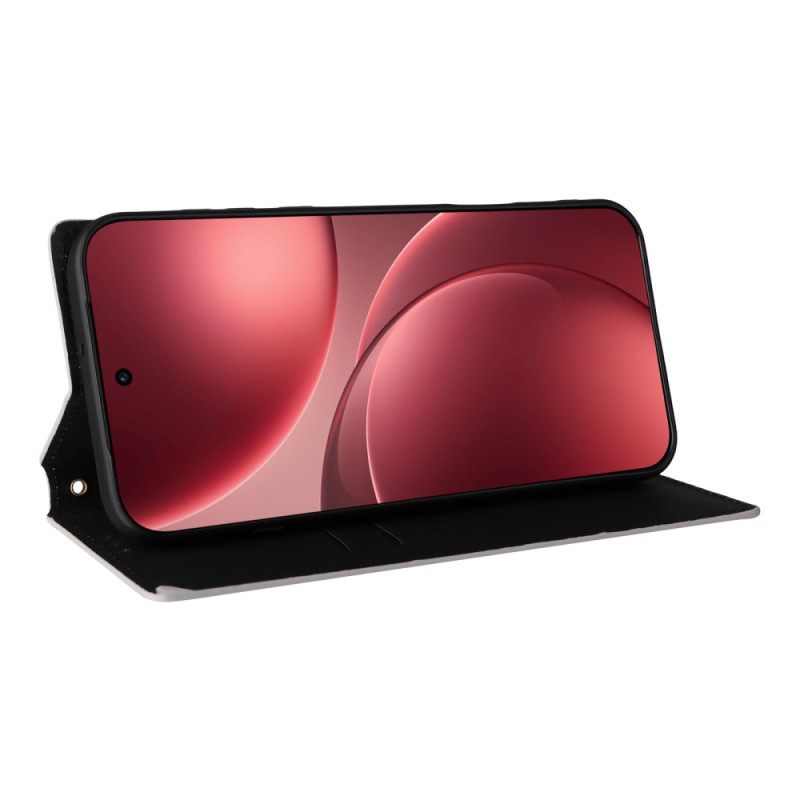 Nahkakotelo Oppo Find X9 Pro 5g Timanttikuvio