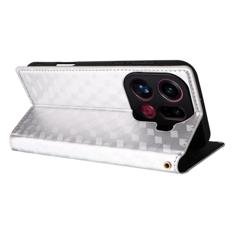 Nahkakotelo Oppo Find X9 Pro 5g Timanttikuvio