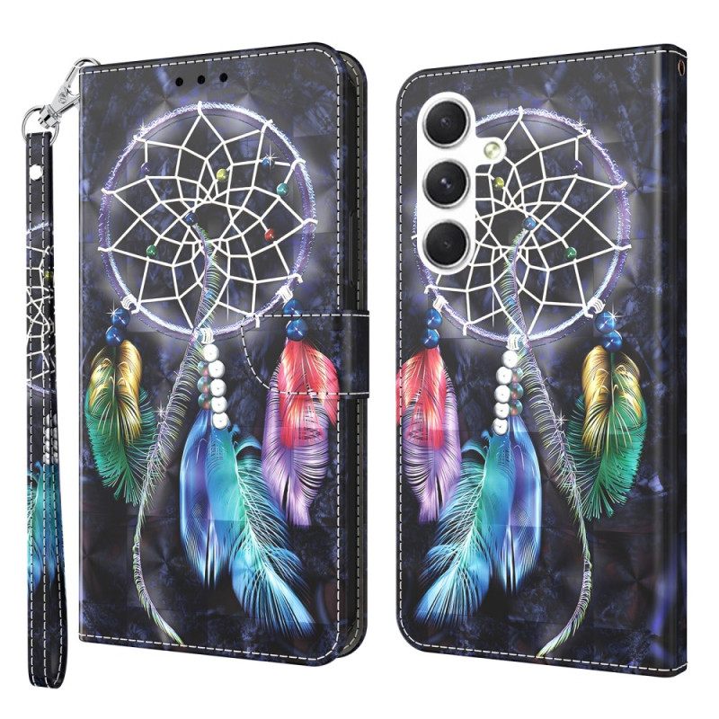 Nahkakotelo Samsung Galaxy A16 5g Unisieppari Lanièrissa