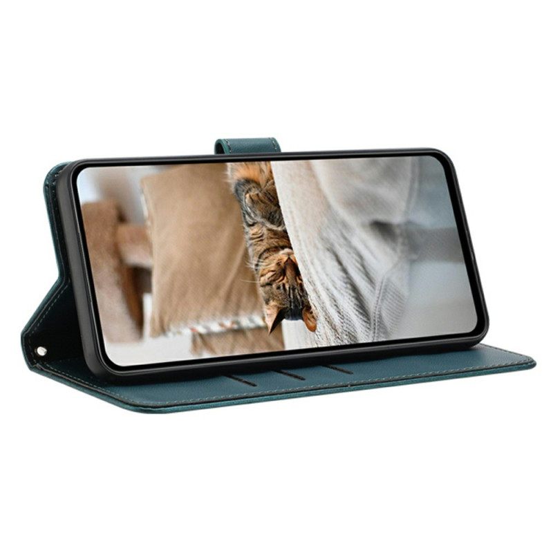 Kotelot Sony Xperia 10 Vii Kissakuvio Hihnalla