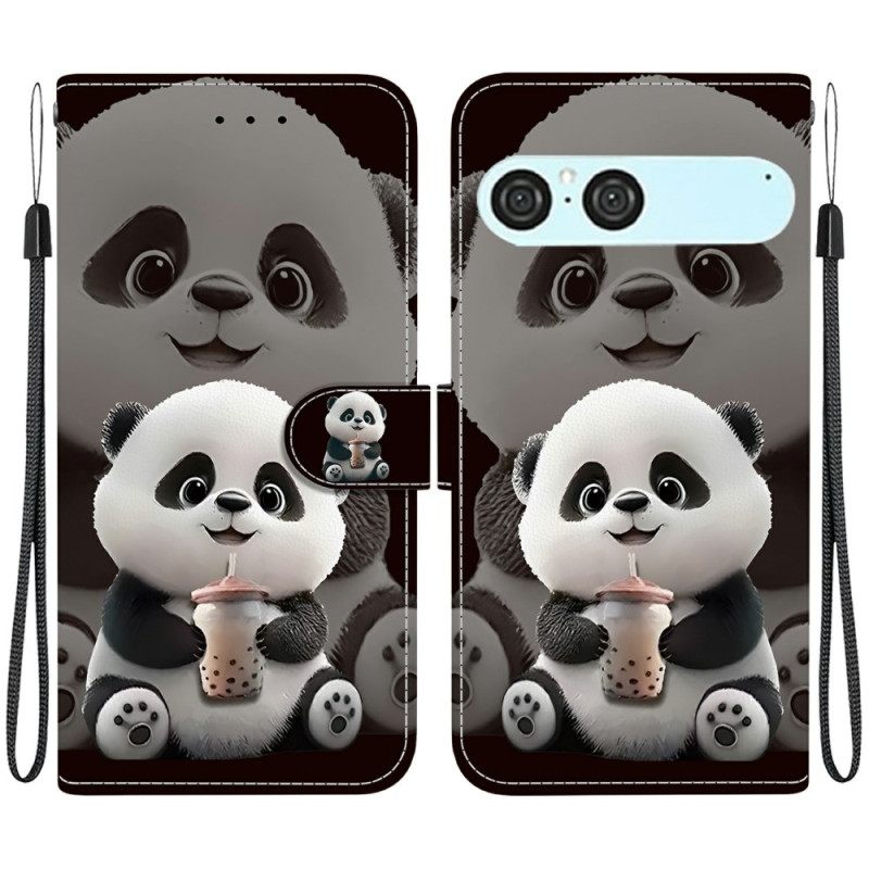 Kotelot Sony Xperia 10 Vii Panda Tuttipullon Kanssa