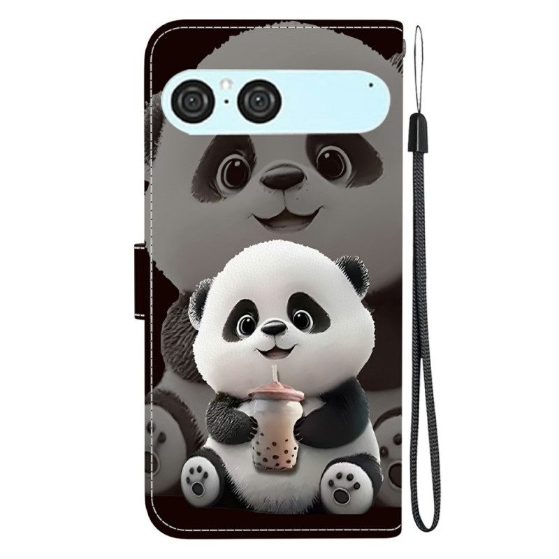 Kotelot Sony Xperia 10 Vii Panda Tuttipullon Kanssa