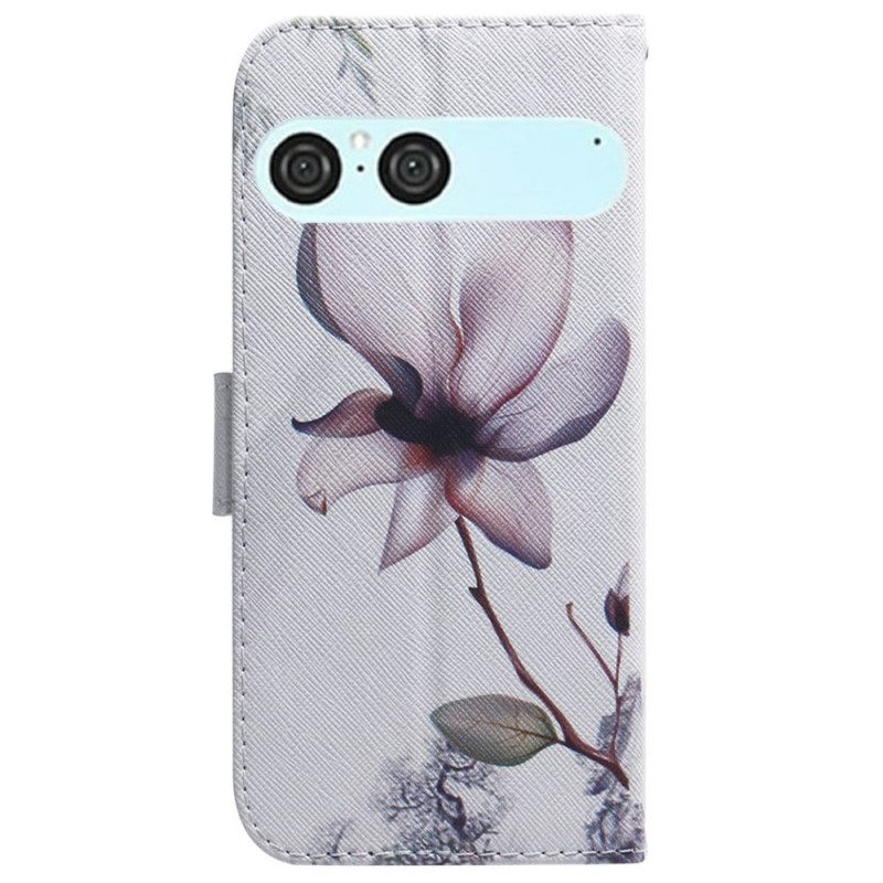 Kotelot Sony Xperia 10 Vii Vaaleanpunainen Kukka