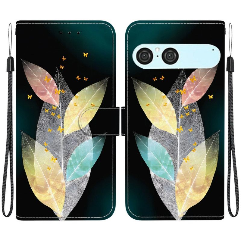 Kotelot Sony Xperia 10 Vii Värikkäitä Lehtiä Suojakuori