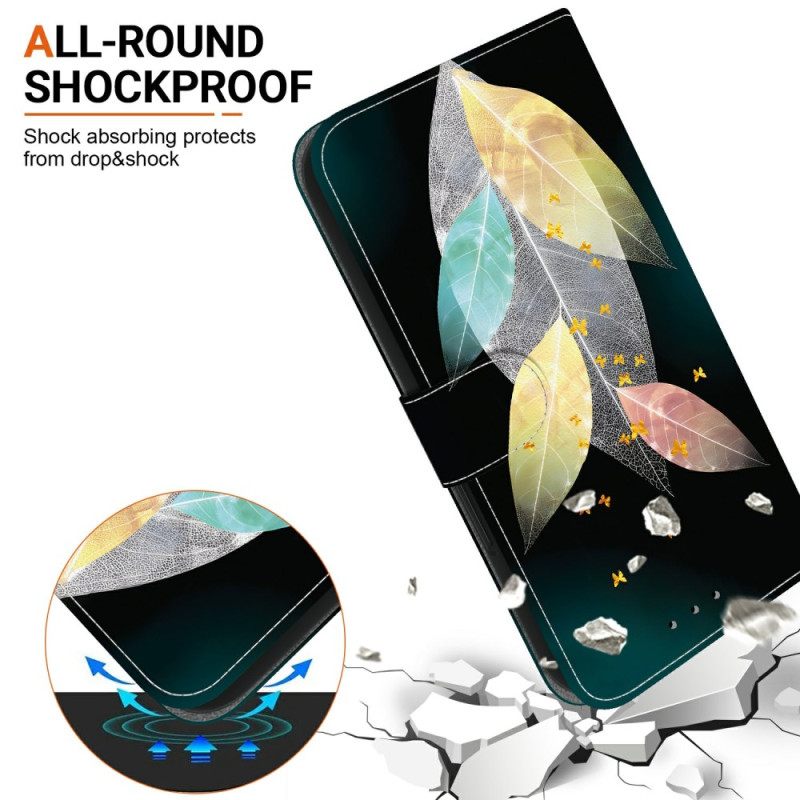 Kotelot Sony Xperia 10 Vii Värikkäitä Lehtiä Suojakuori