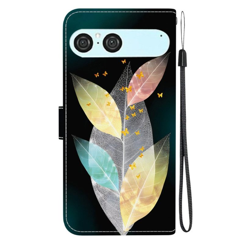 Kotelot Sony Xperia 10 Vii Värikkäitä Lehtiä Suojakuori