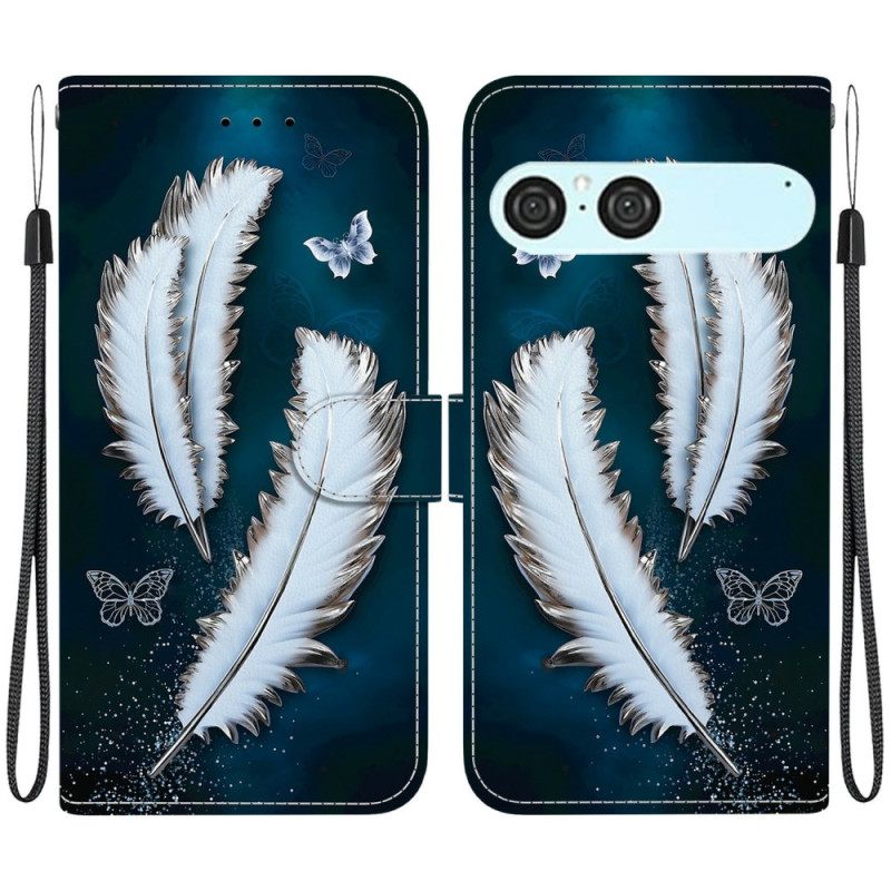 Kotelot Sony Xperia 10 Vii Valkoiset Perhoset Suojakuori