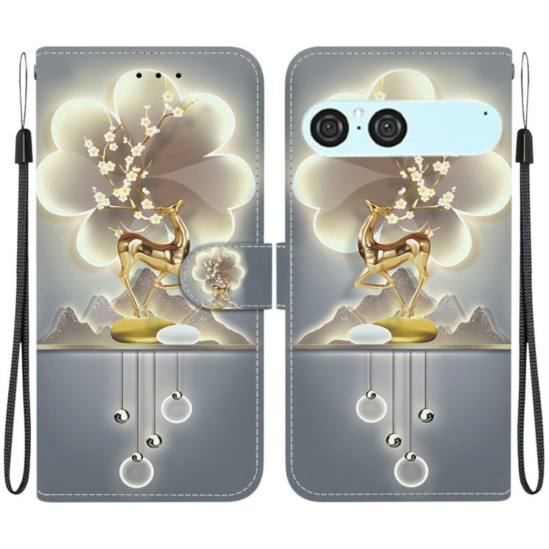 Nahkakotelo Sony Xperia 10 Vii Peurat