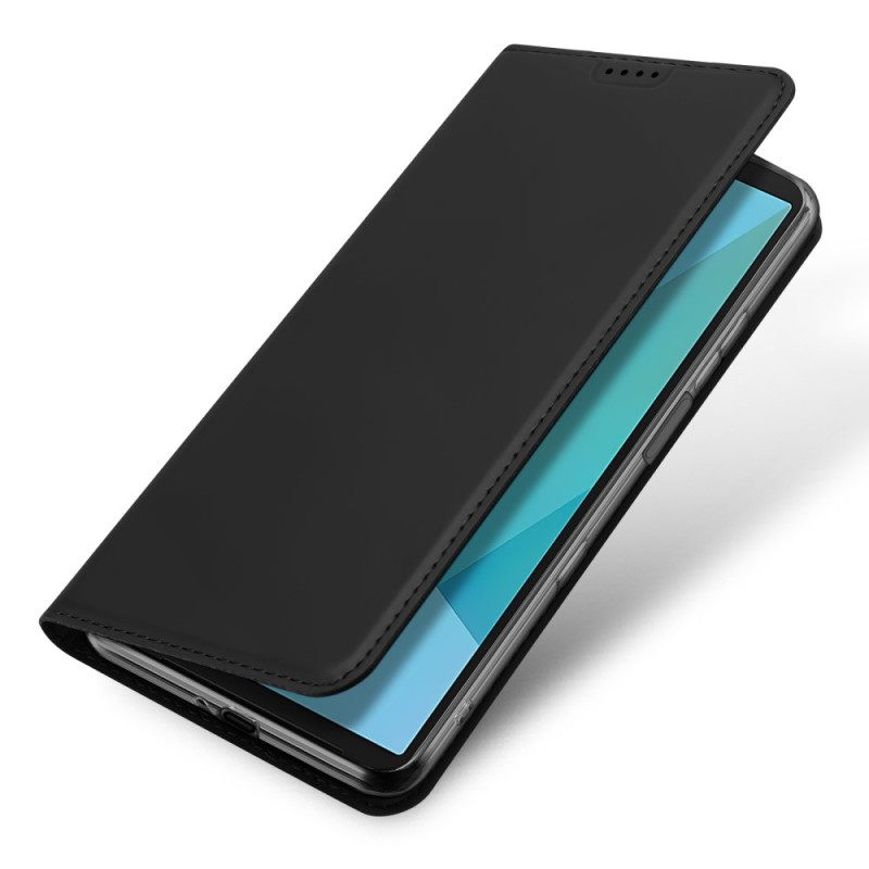 Nahkakotelo Sony Xperia 10 Vii Skin Pro -sarjan Dux Ducis Suojakuori