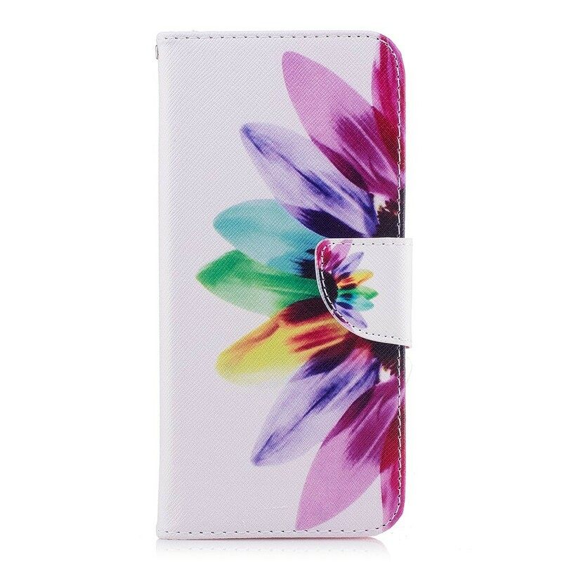 Nahkakotelo Samsung Galaxy S9 Plus Flower Watercolour