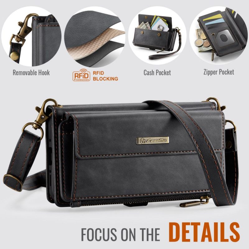 Kotelot Samsung Galaxy A17 4g / 5g Caseme Mokkanahkakuvioinen Lompakko