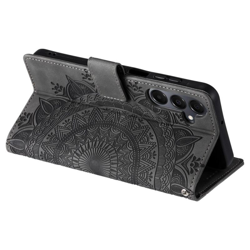 Kotelot Samsung Galaxy A17 4g / 5g Mandala-mokkanahkaefekti