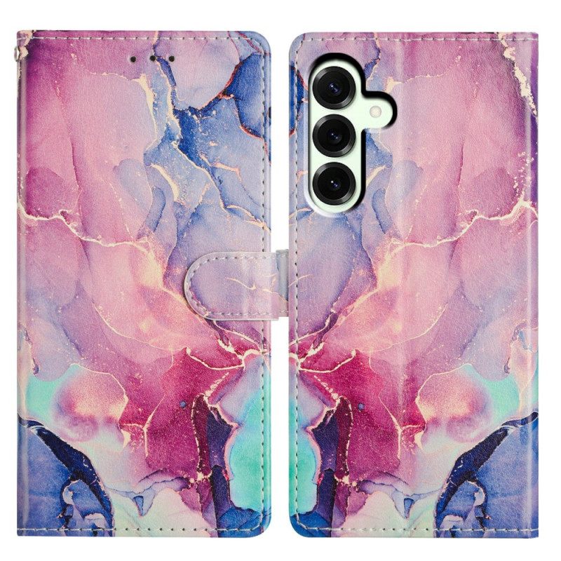 Kotelot Samsung Galaxy A17 4g / 5g Vihreä Ja Vaaleanpunainen Marmori Suojakuori