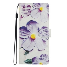 Kotelot Samsung Galaxy A17 4g / 5g Violetti Kukkakuvio