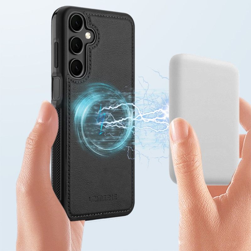 Kuori Samsung Galaxy A17 4g / 5g Magneettinen Mokkanahkakuvioinen Suojakuori