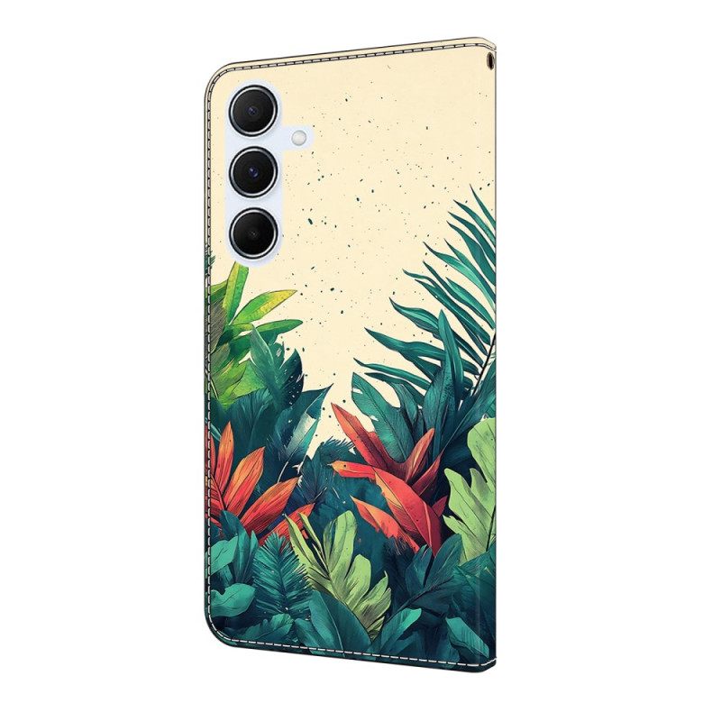 Nahkakotelo Samsung Galaxy A17 4g / 5g Lehdet