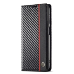 Nahkakotelo Samsung Galaxy A17 4g / 5g Puhelinkuoret Lc.imeeke Hiilikuitu