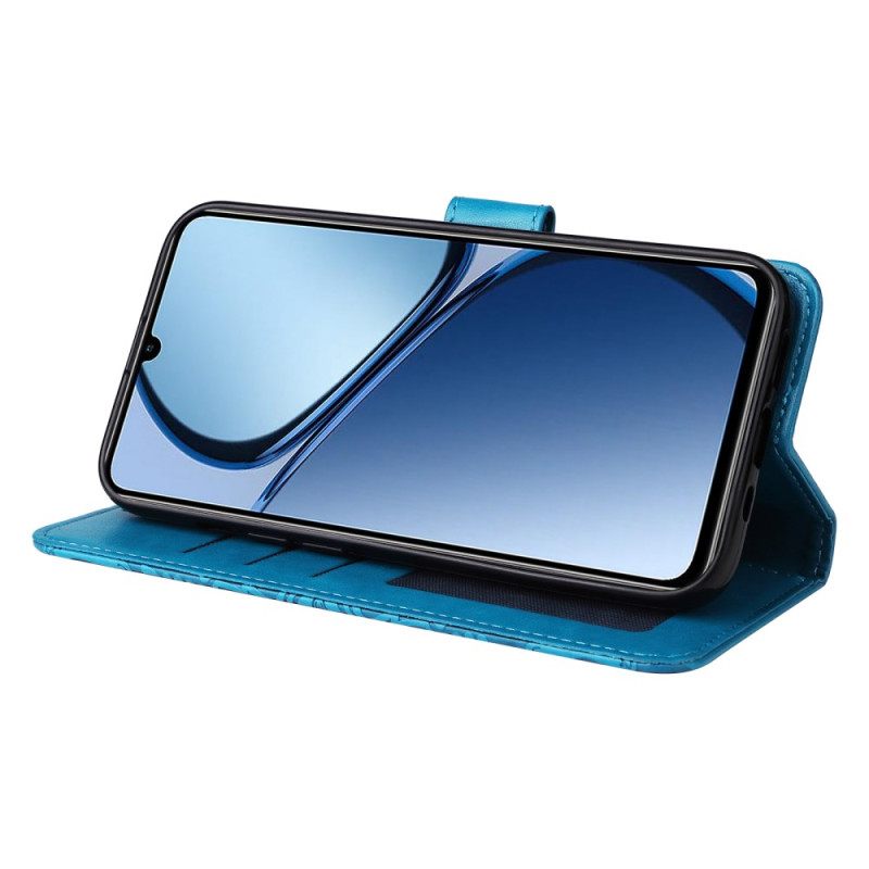 Kotelot Realme Note 60 Auringonkukkakuvio Suojakuori