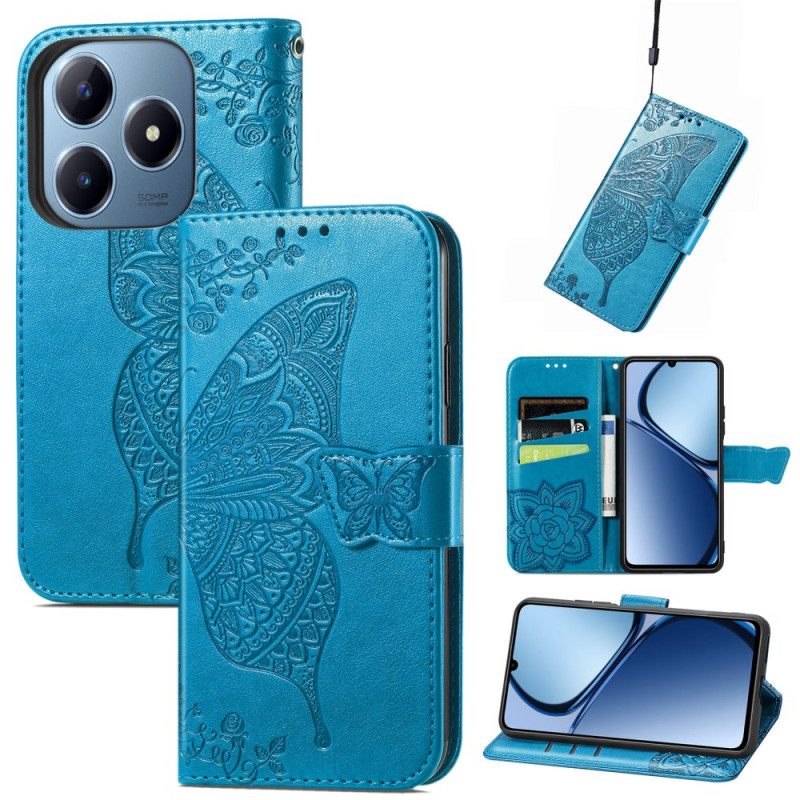 Kotelot Realme Note 60 Puhelinkuoret Barokkikuvioinen Perhonen