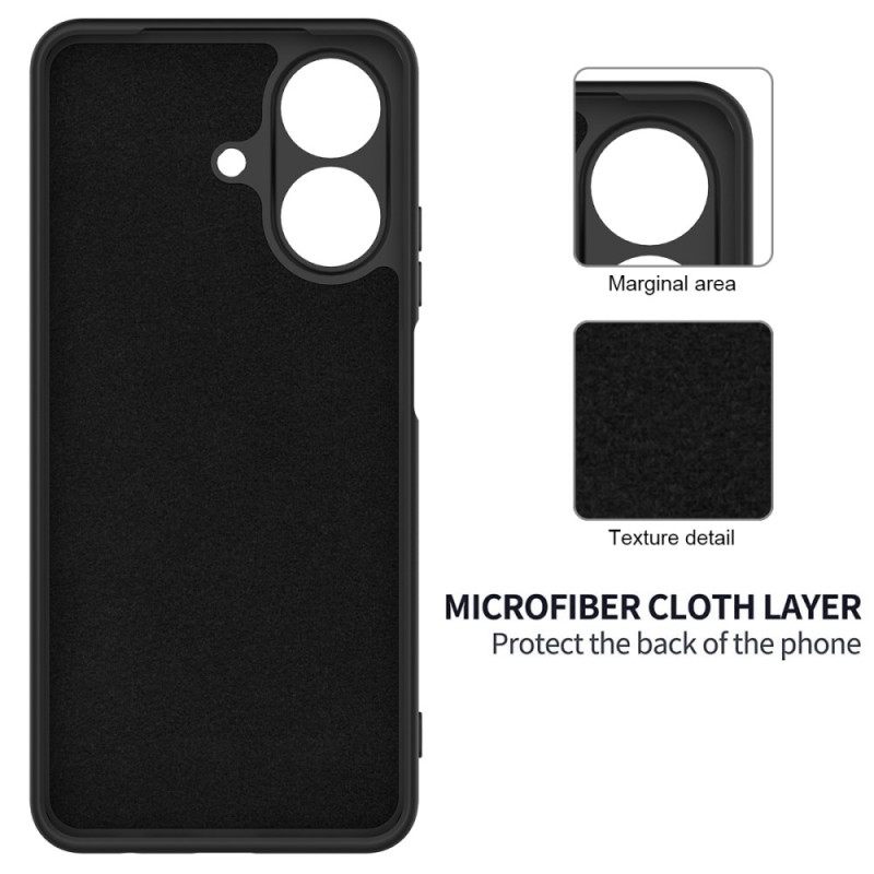 Kuori Realme Note 60 Nestemäinen Silikoni Nauhalla