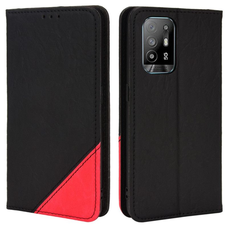 Kotelot Oppo A94 5G Kaksivärinen Kolmio