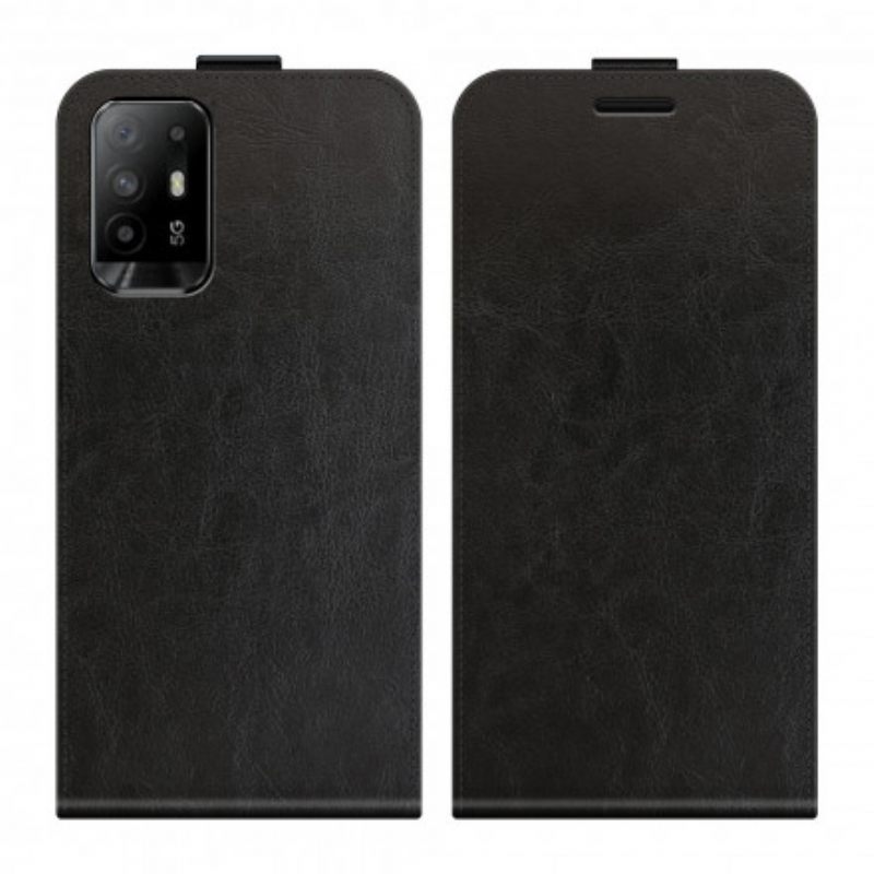Kotelot Oppo A94 5G Vertical Flap Leather Effect