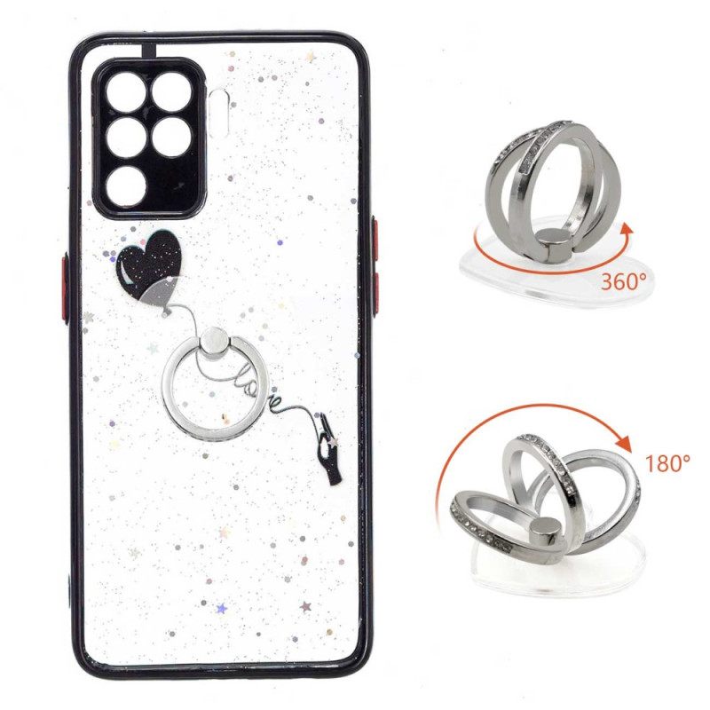 Kuori Oppo A94 5G Love With Ring