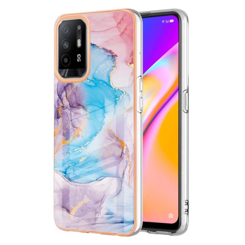 Kuori Oppo A94 5G Marble Pastelli