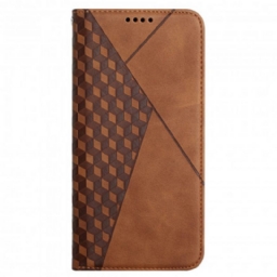 Puhelinkuoret Oppo A94 5G Kotelot Flip Skin-touch Cubic Tyyli