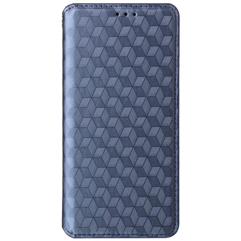 Nahkakotelo Motorola Edge 50 Neo Puhelinkuoret 3d-kuutiot